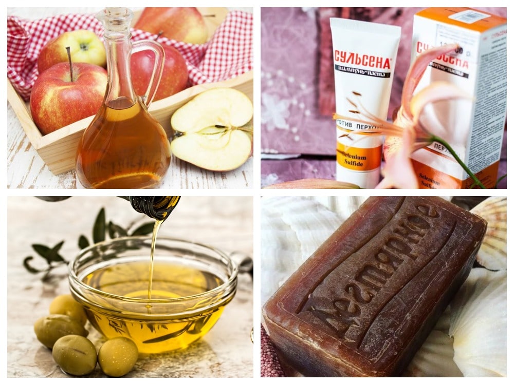 Народные средства против перхоти