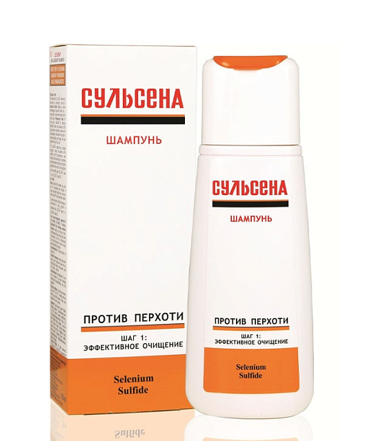 Шампунь СУЛЬСЕНА для волос против перхоти, флакон 150 мл