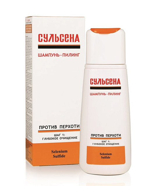 Шампунь-пилинг СУЛЬСЕНА для волос против перхоти флакон, 150 мл